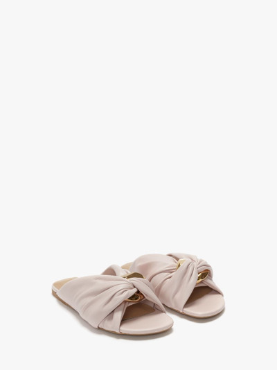 JW Anderson CORNER LEATHER FLATS outlook