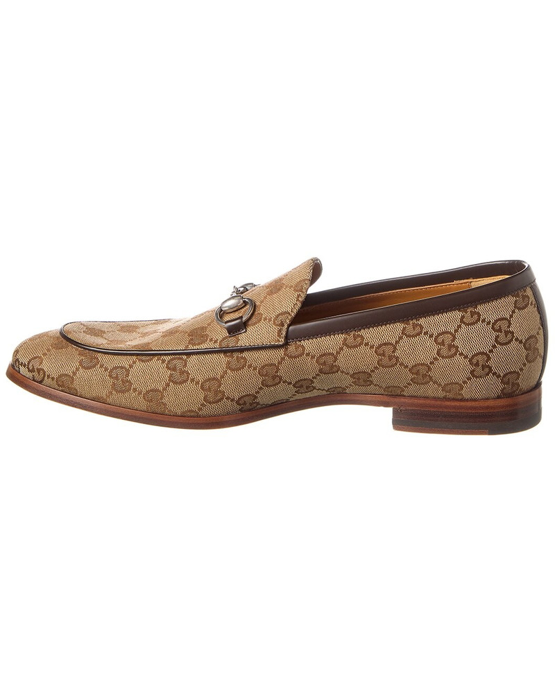 GUCCI Gucci Horsebit GG Canvas Loafer outlook