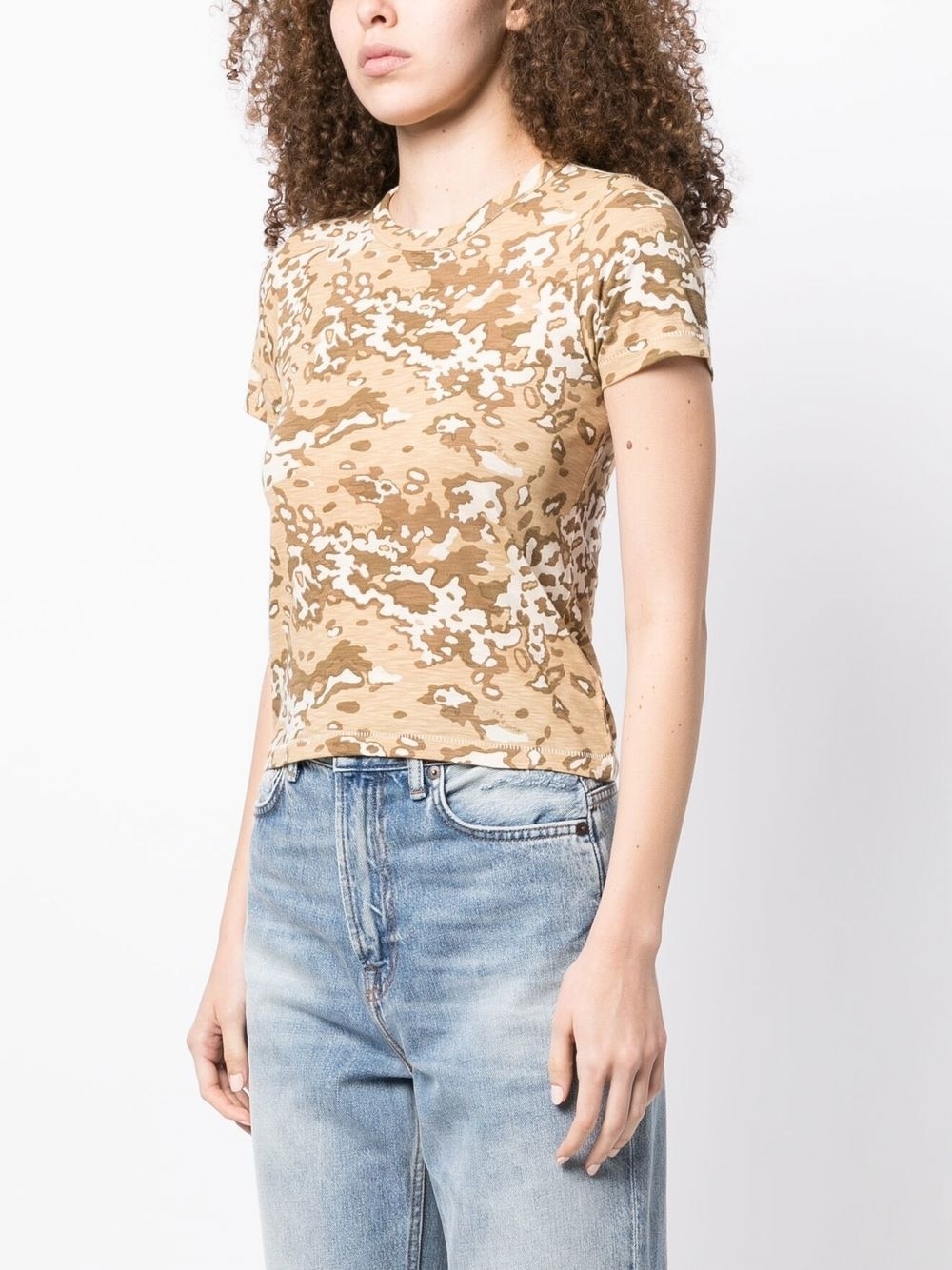 camouflage-print short-sleeved T-shirt - 3