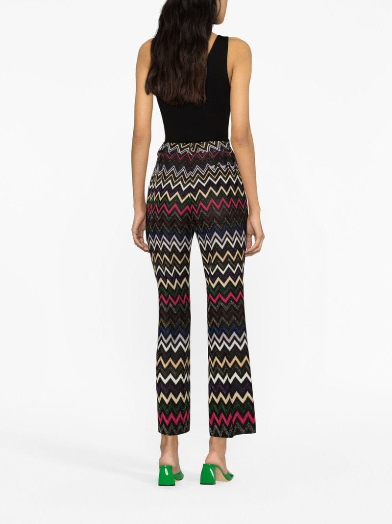 Missoni zigzag knitted trousers outlook