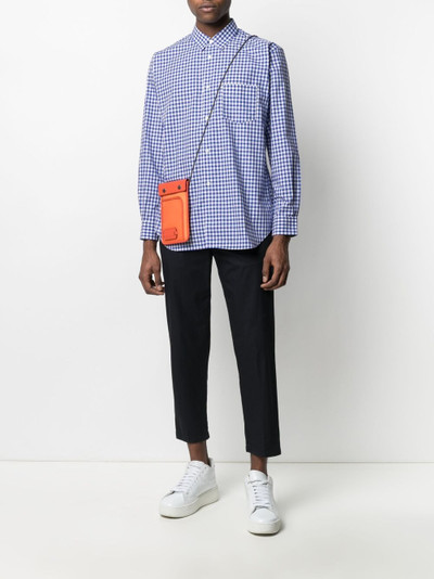 Comme des Garçons SHIRT check-print cotton shirt outlook