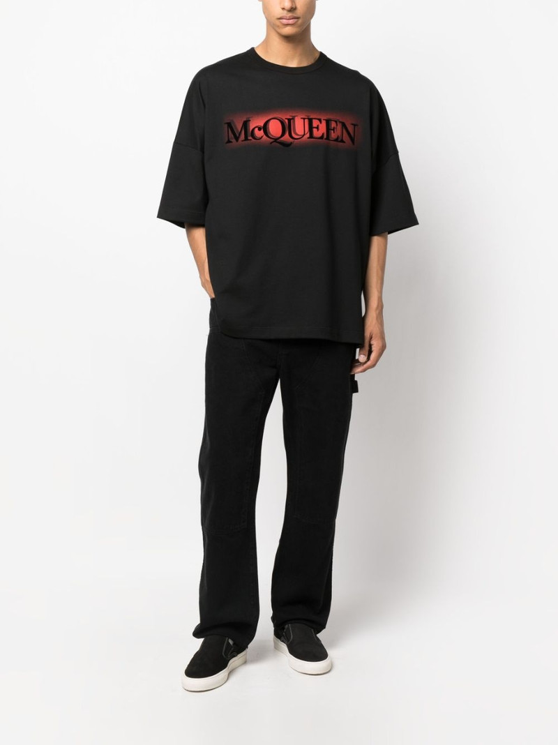 Alexander McQueen logo-print cotton T-Shirt outlook