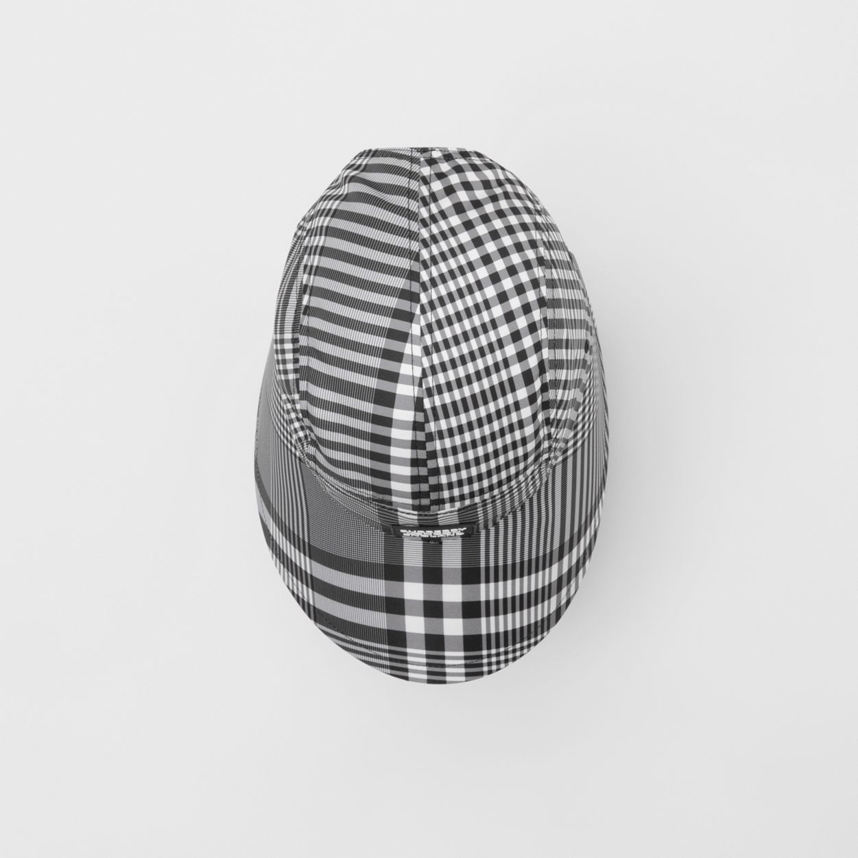 Logo Appliqué Check Bonnet Cap - 5