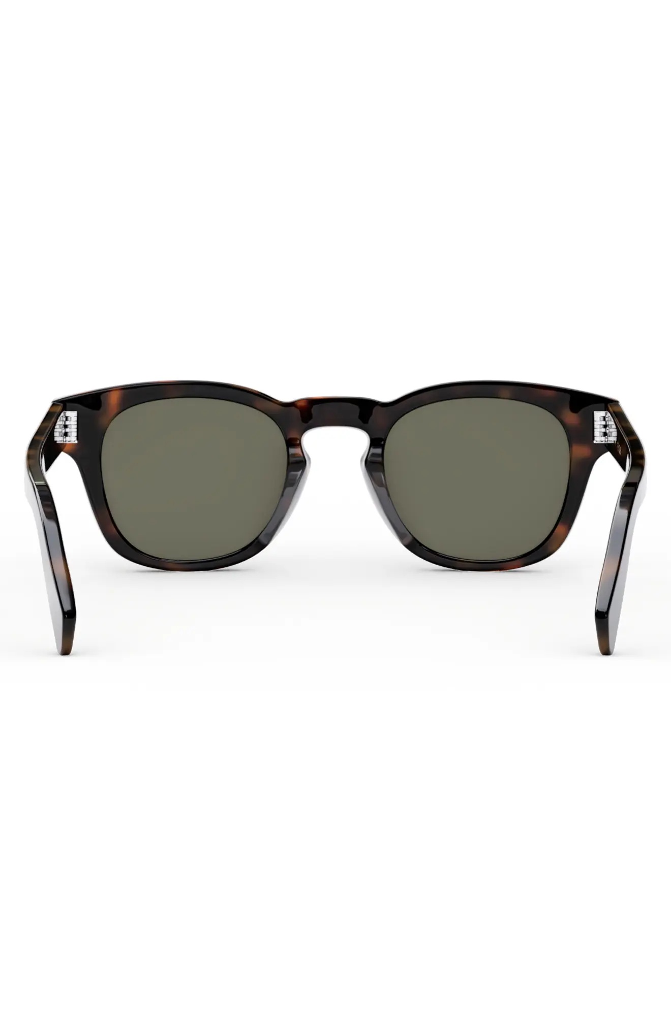 Bold 3 Dots 49mm Square Sunglasses in Blonde Havana /Green - 8