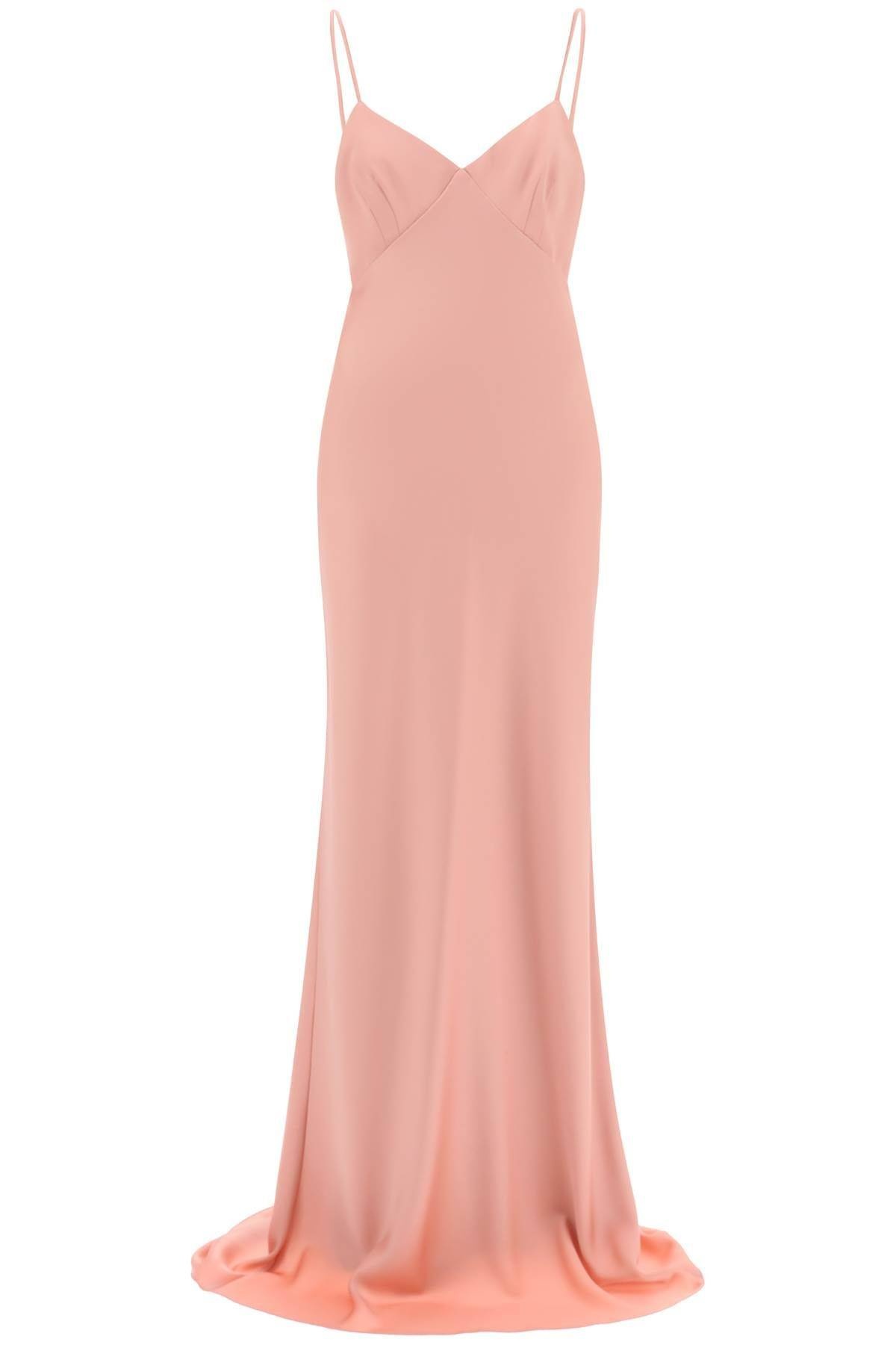 【関税込み】max mara 'Selce' long dress Max Mara 'SELCE' LONG DRESS IN ENVERS SATIN | residenza725
