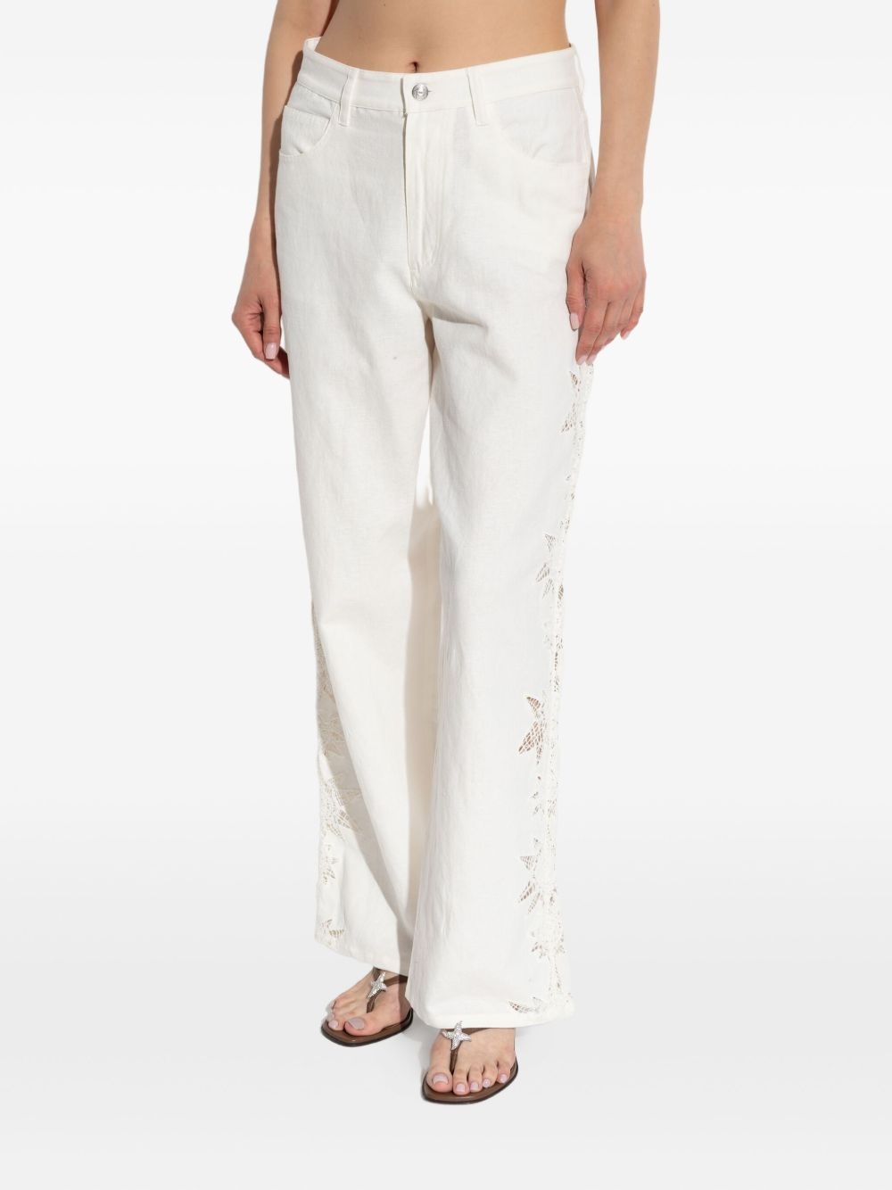 embroidered trousers - 3