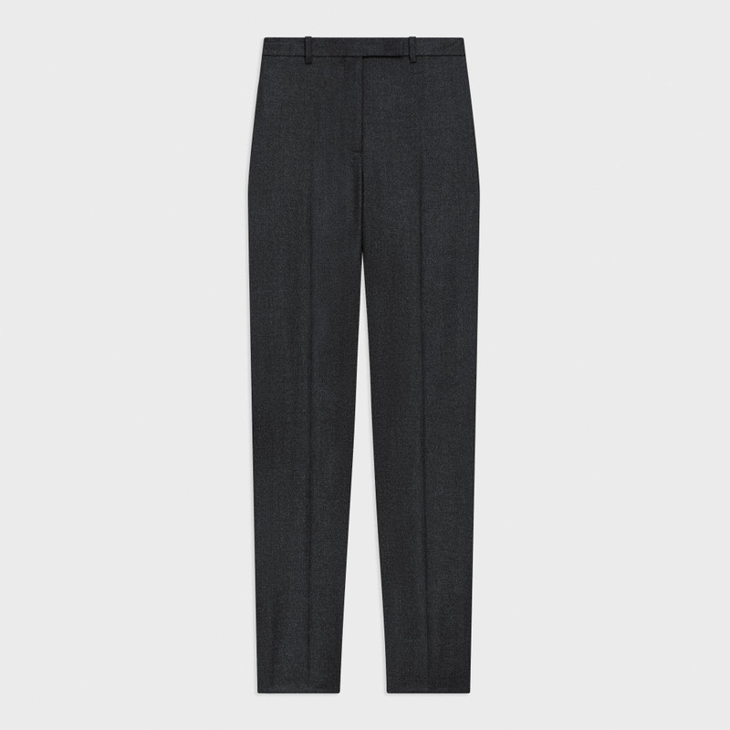 Tapered High-Waist Pant in Sleek Flannel 1
