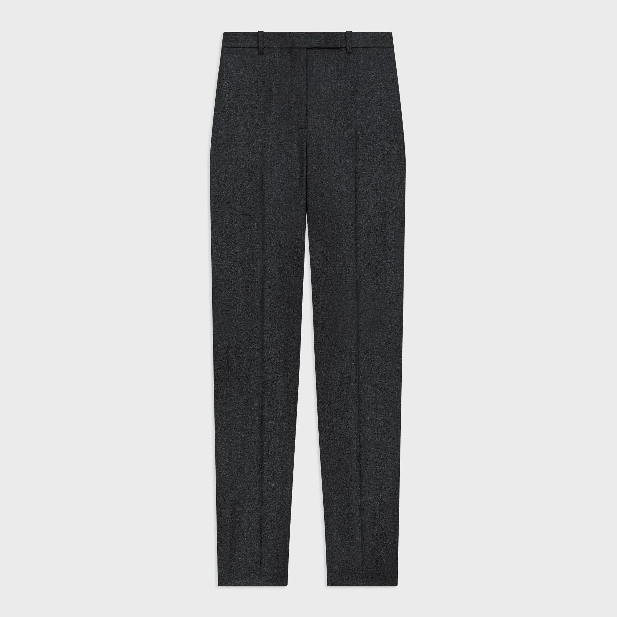 Tapered High-Waist Pant in Sleek Flannel - 1