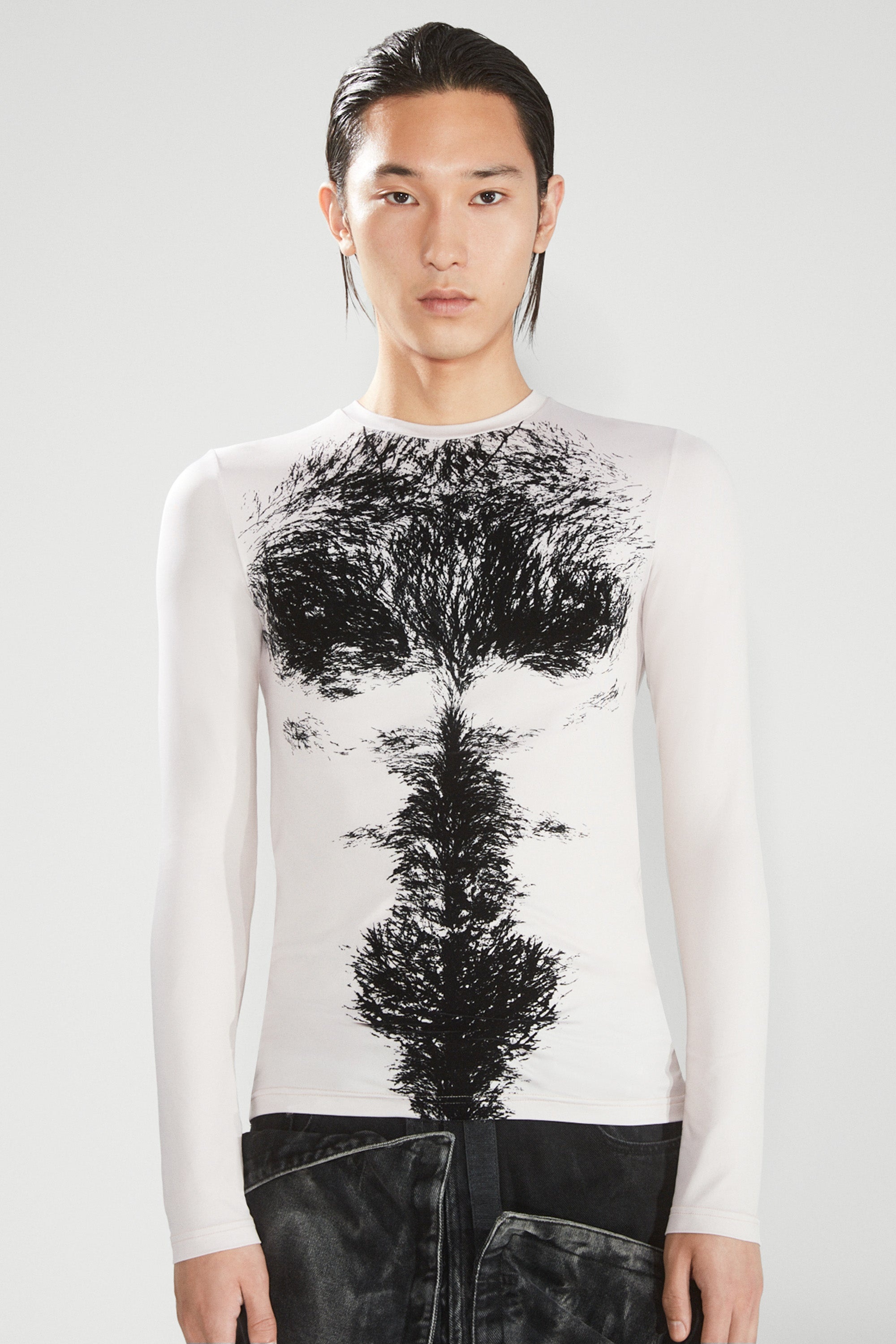Hairy Chest Long Sleeve Top - 2