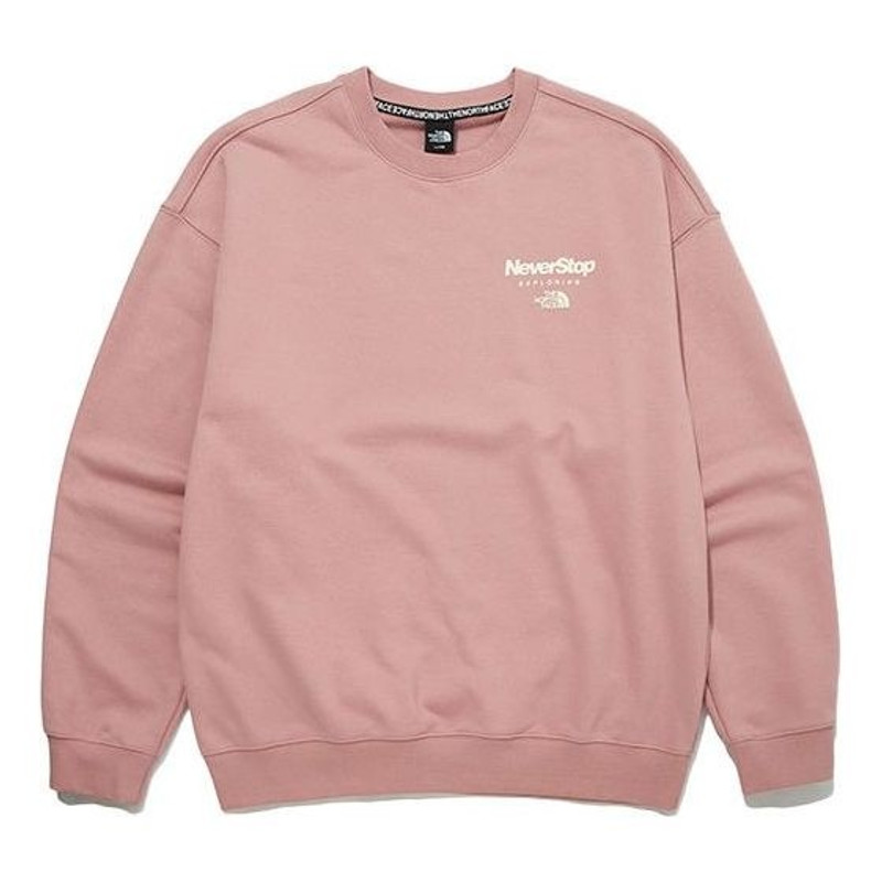 NORTH FACE 로고 스웨터 '핑크' NM5MM51C - 1