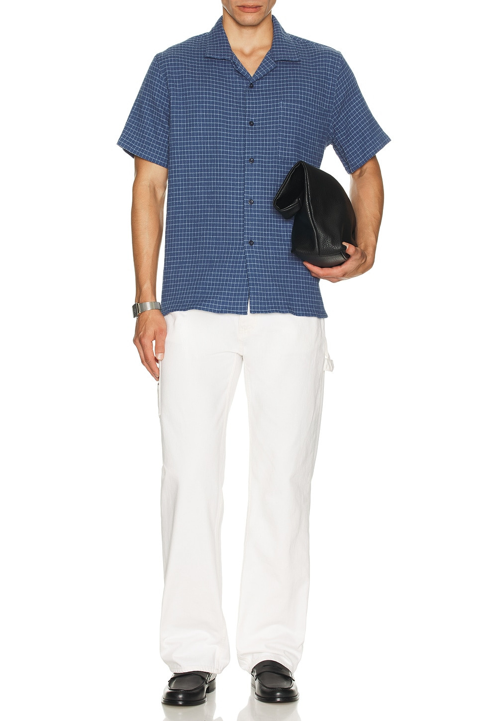 Provence Plaid Collar Shirt - 5