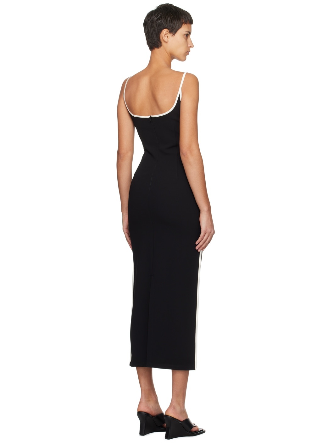 Black Heart Midi Dress - 3