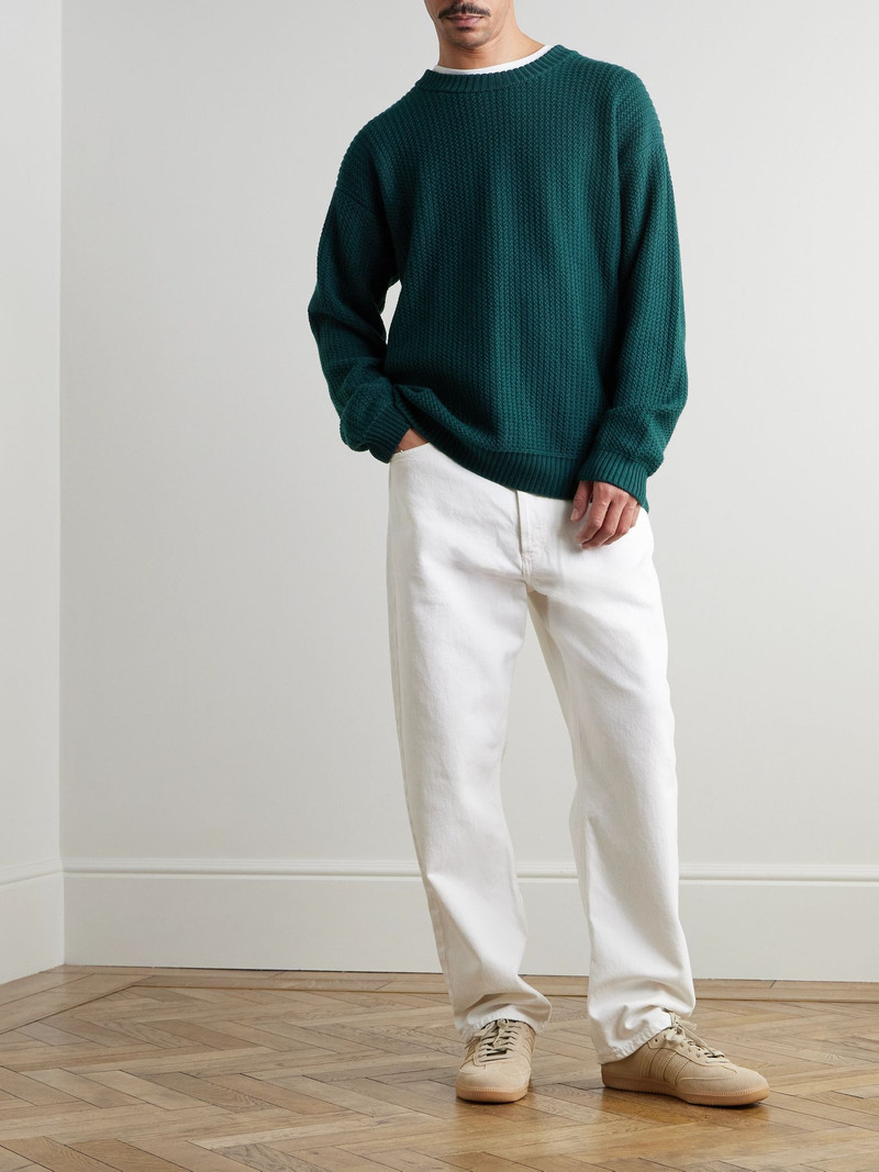 FRESCOBOL CARIOCA Jardim Merino Wool Sweater Green outlook