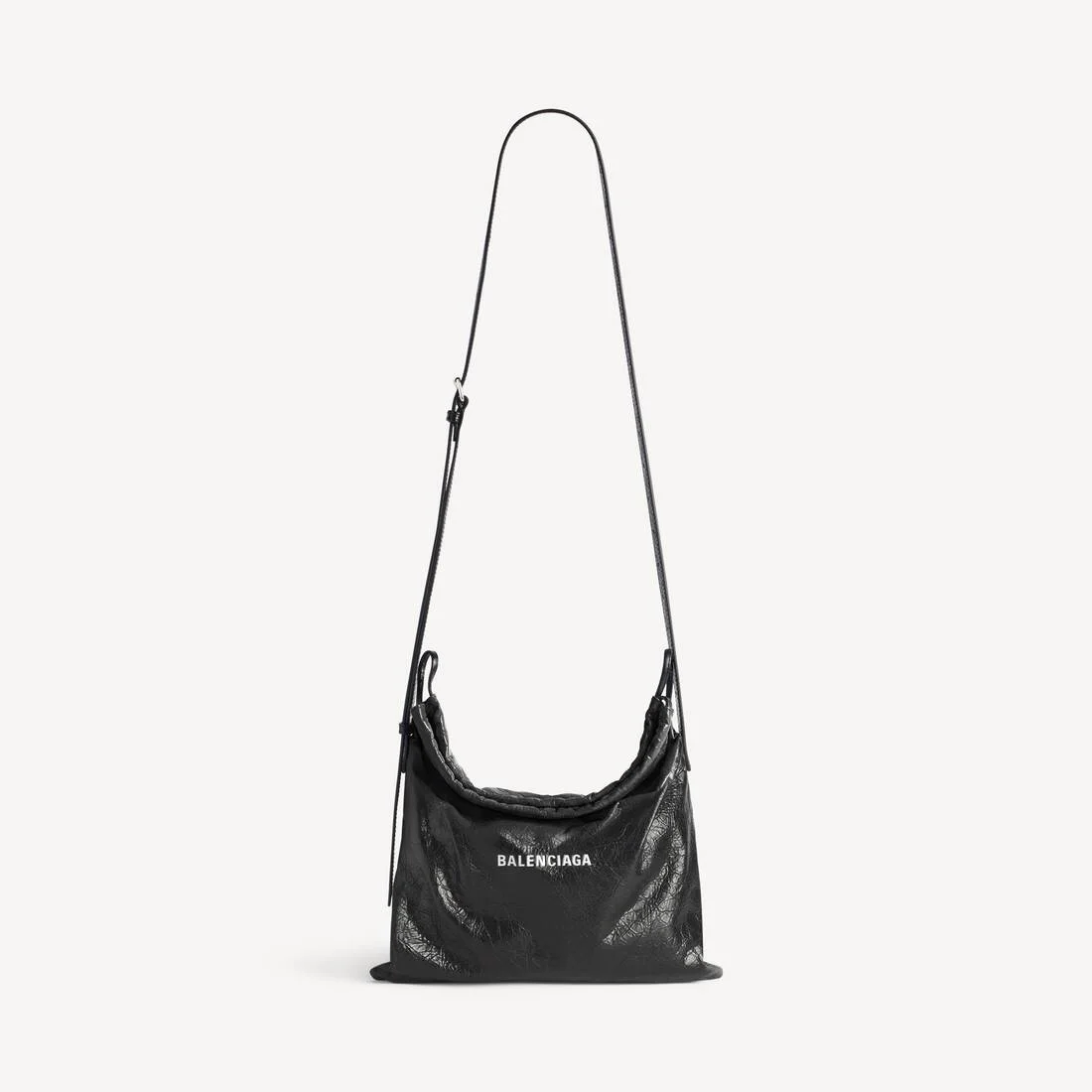 Men's Shopper Dust Bag Crossbody Pouch Medium in Black - 1