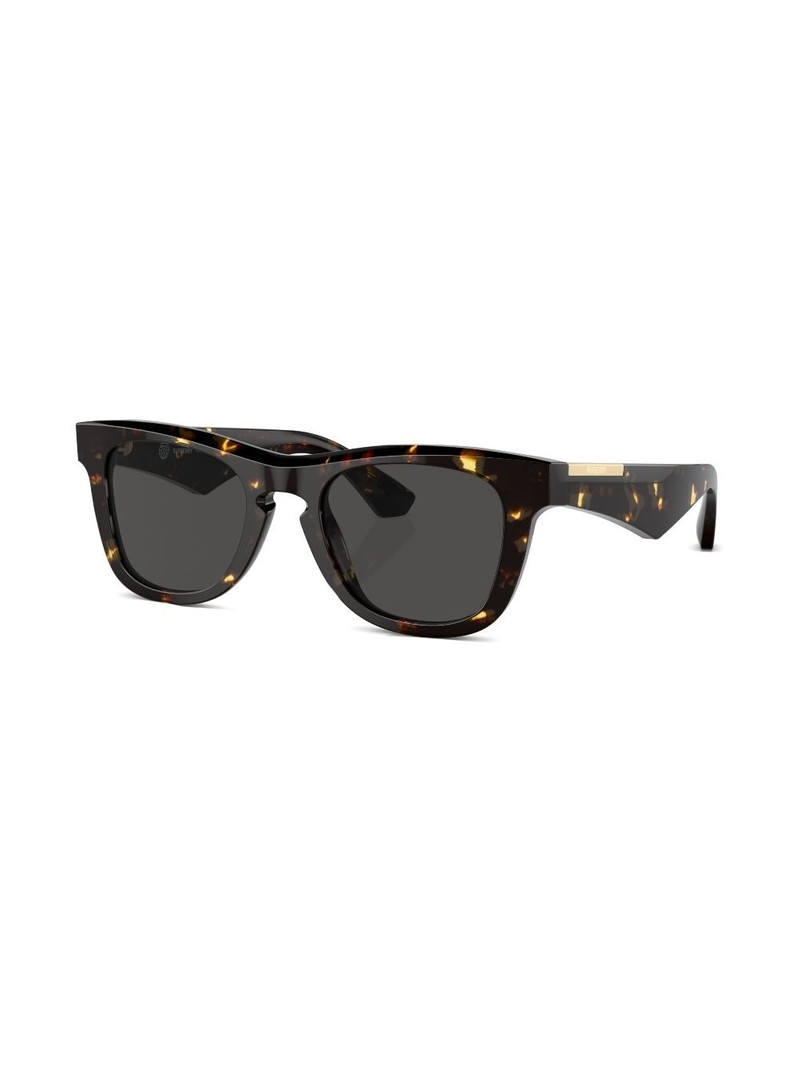 Burberry tortoiseshell-effect square-frame sunglasses outlook