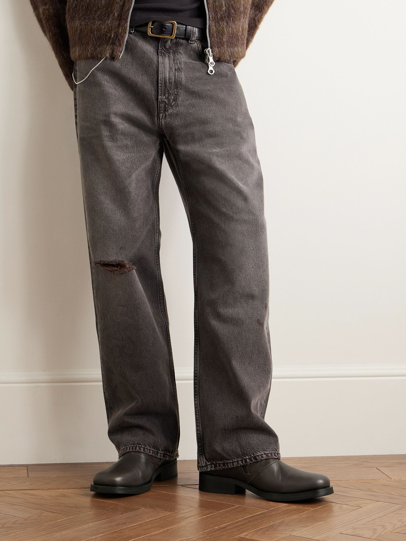 Camion Leather Boots Dark gray - 2