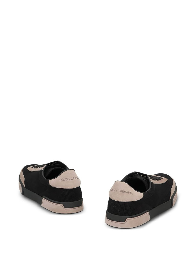 Portofino Yacht calfskin-panel sneakers 3
