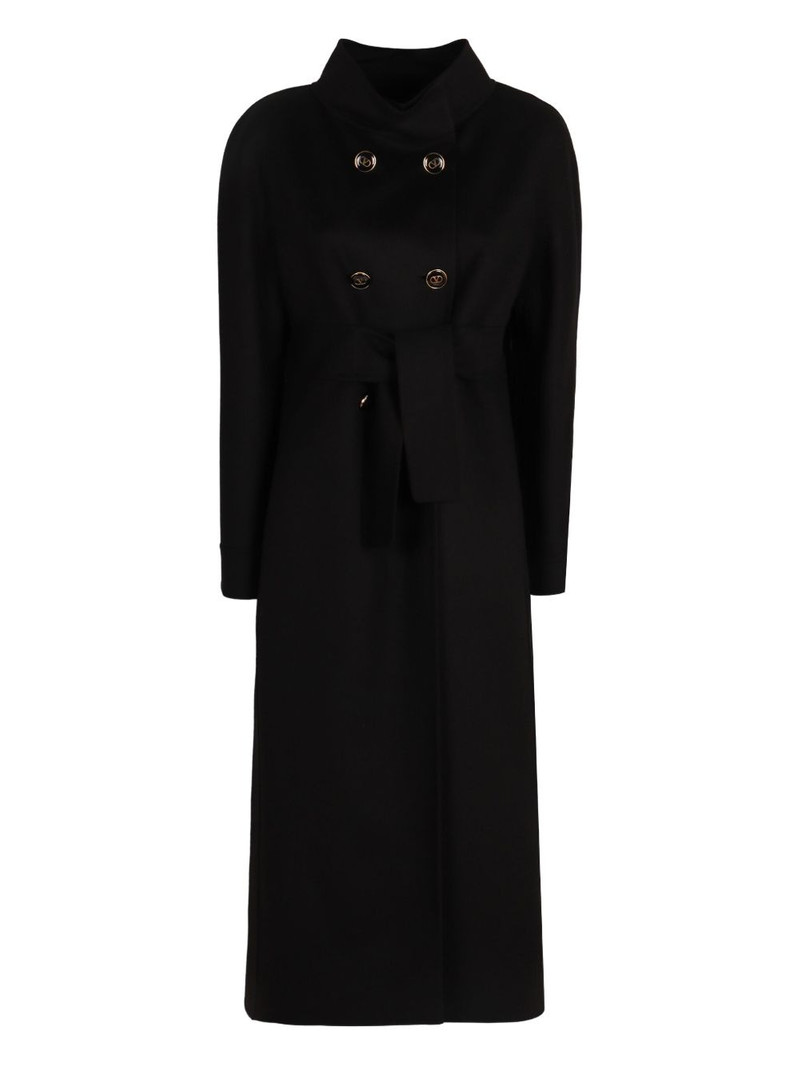 double-breasted belted coat 1