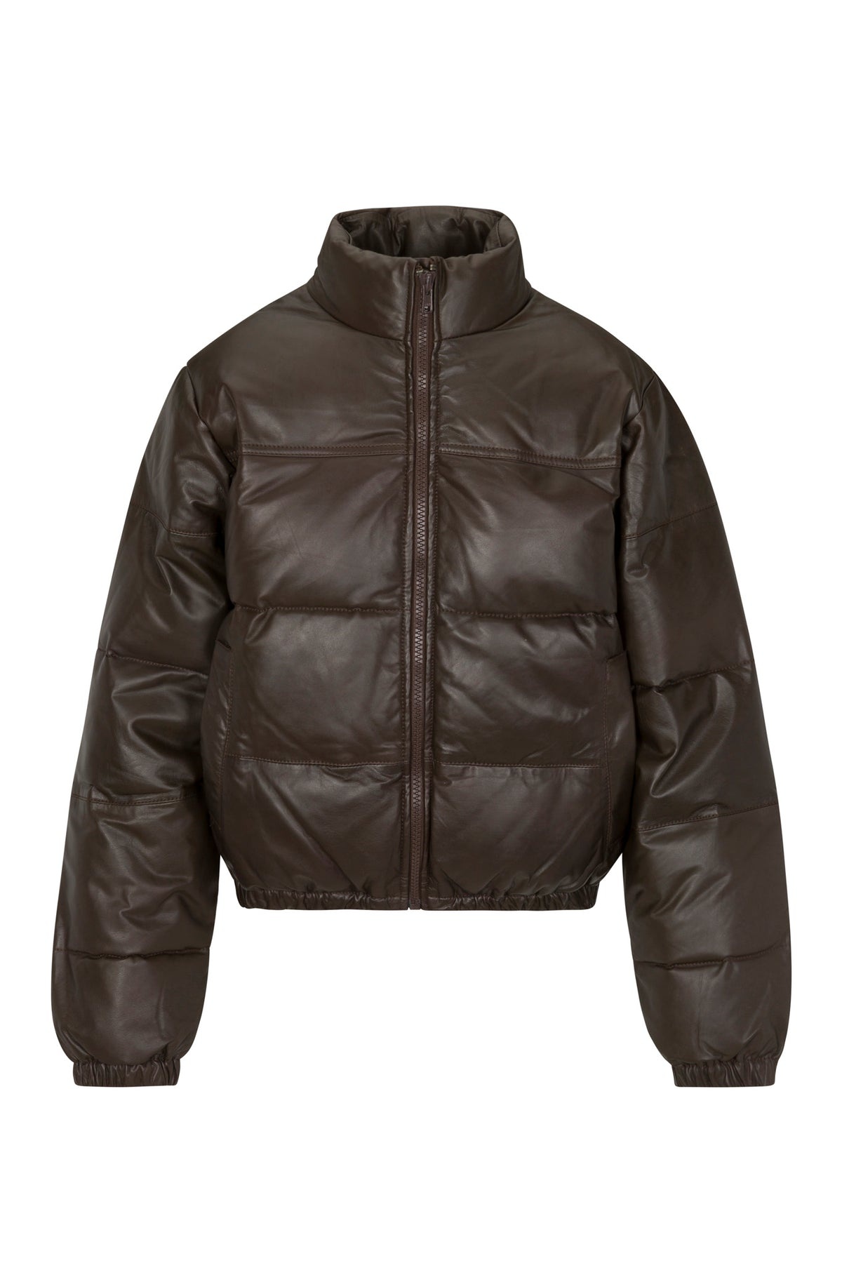AMERICANO LEATHER PUFFER - 6