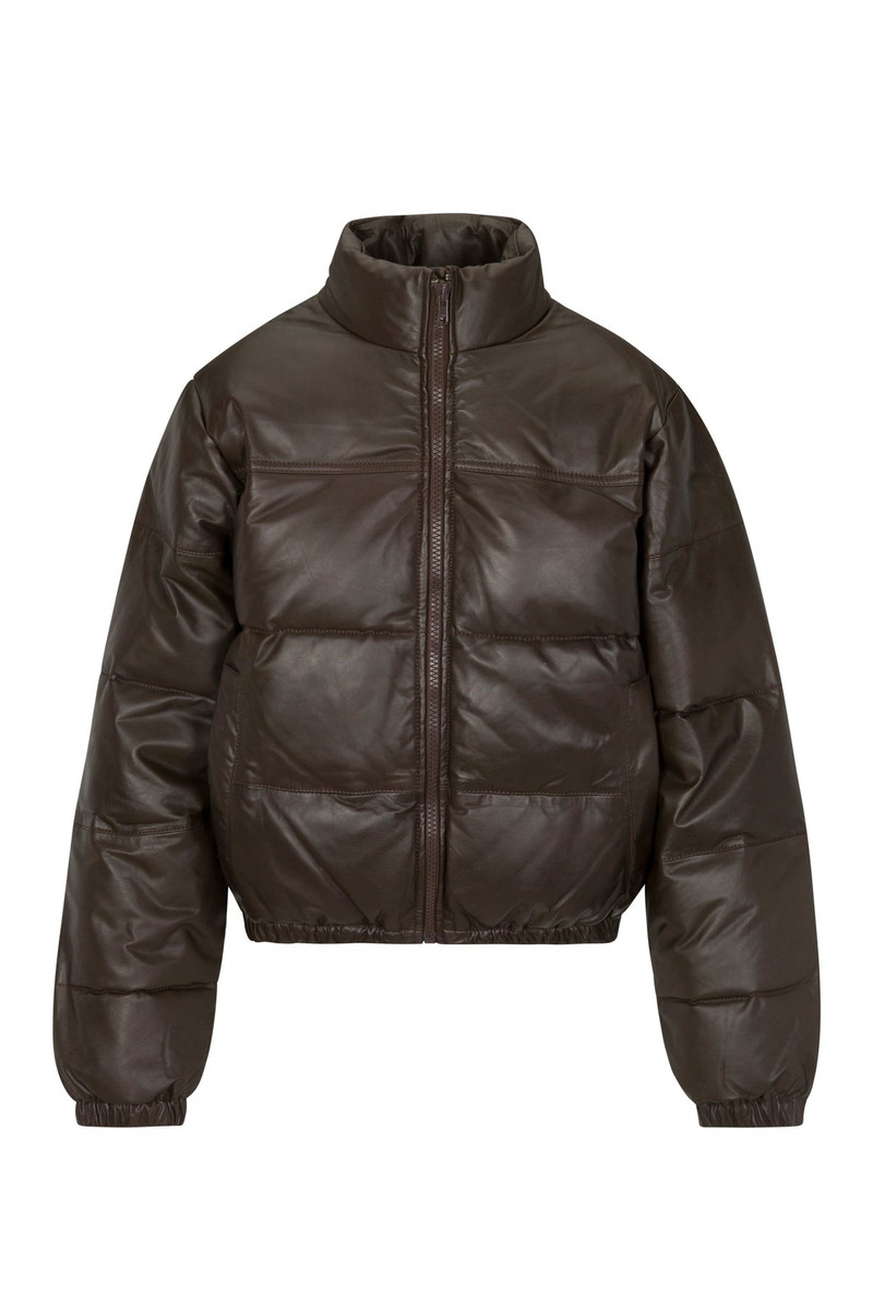 AMERICANO LEATHER PUFFER 6