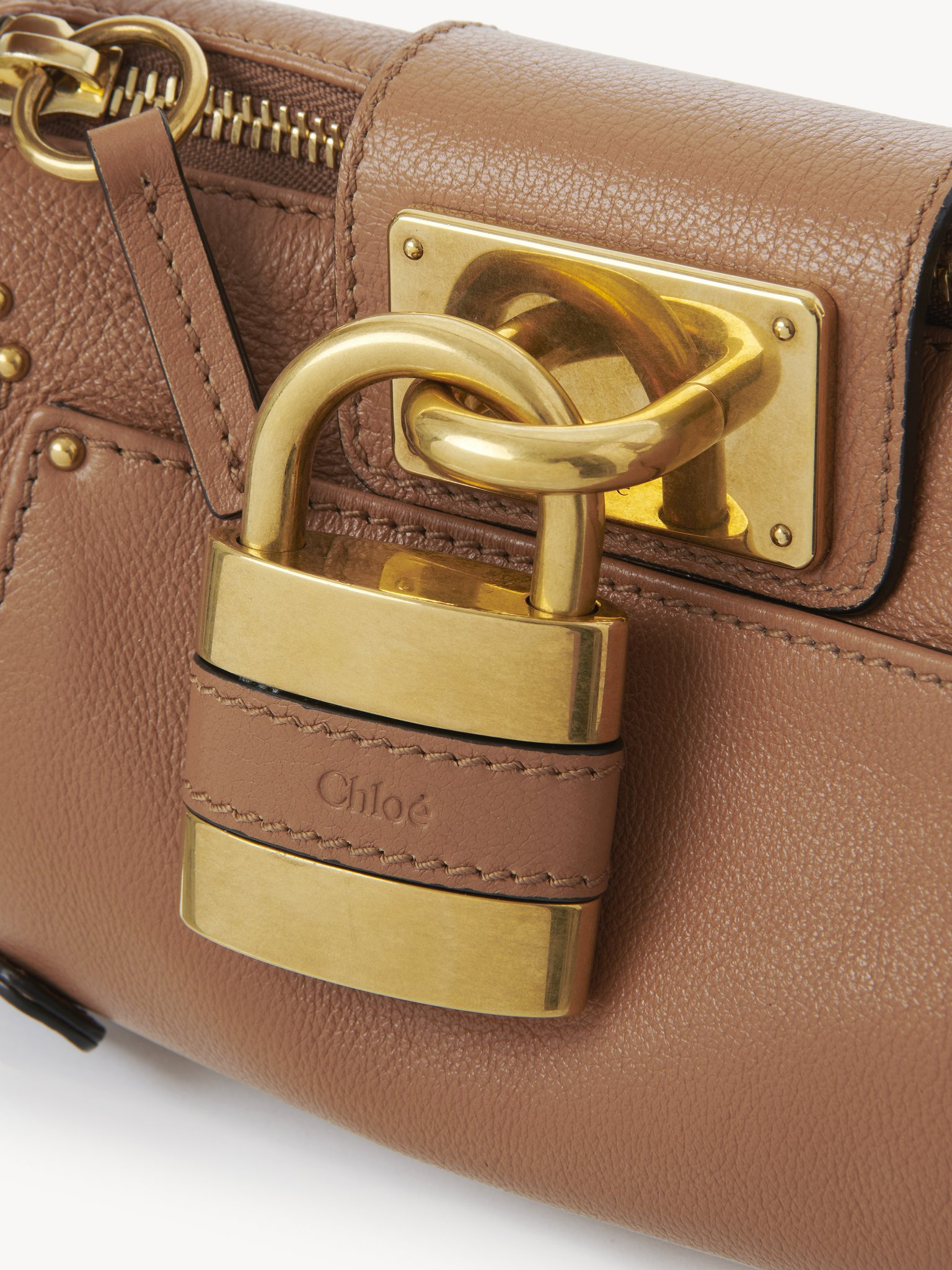 SMALL PADDINGTON CHAIN BAG IN GRAINED LEATHER - 6