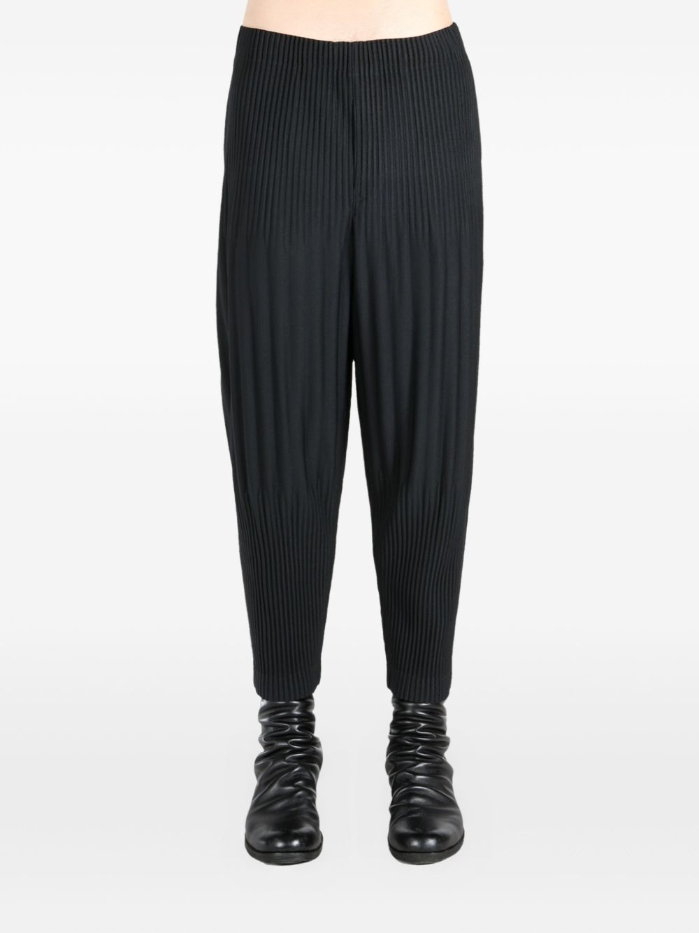 plissé trousers - 2
