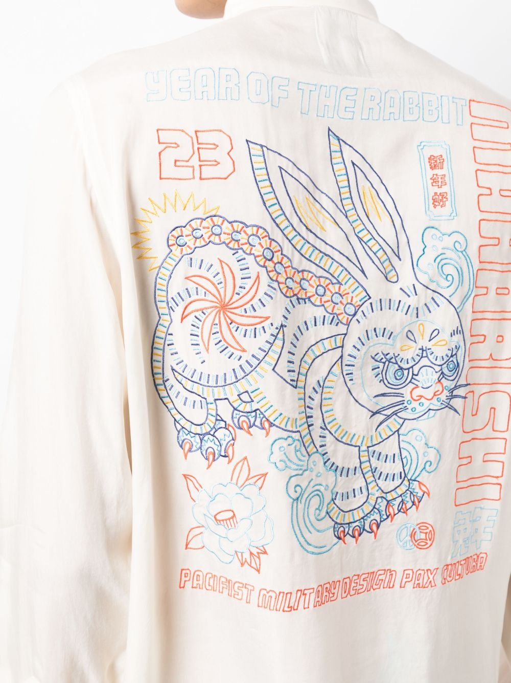 Year of the Rabbit-embroidered shirt - 5