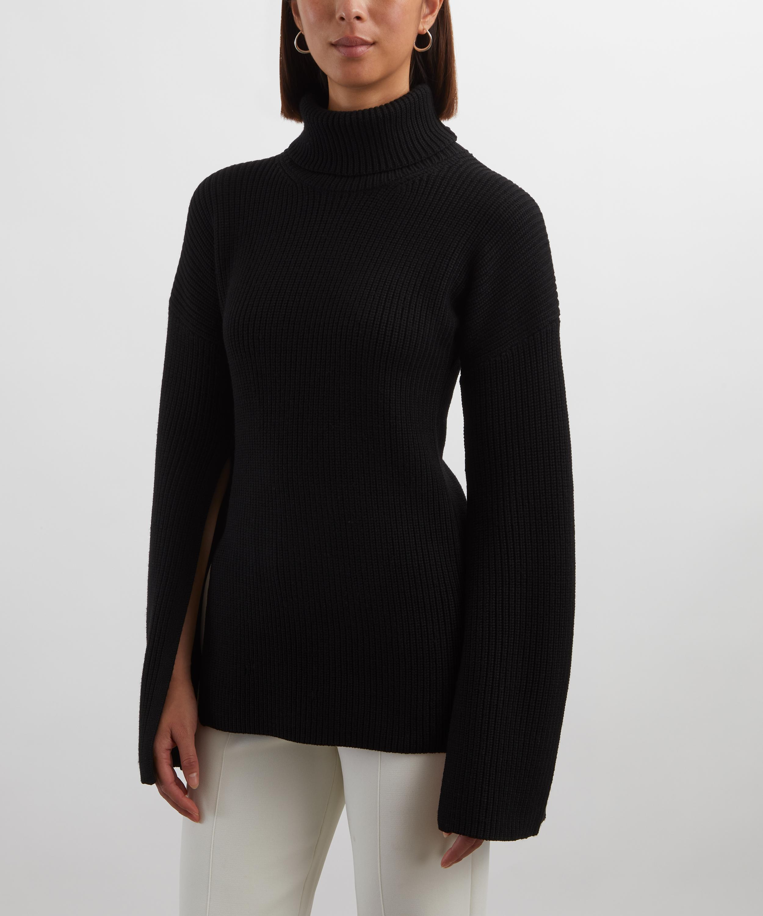 Slit Sleeve Knit Jumper - 3