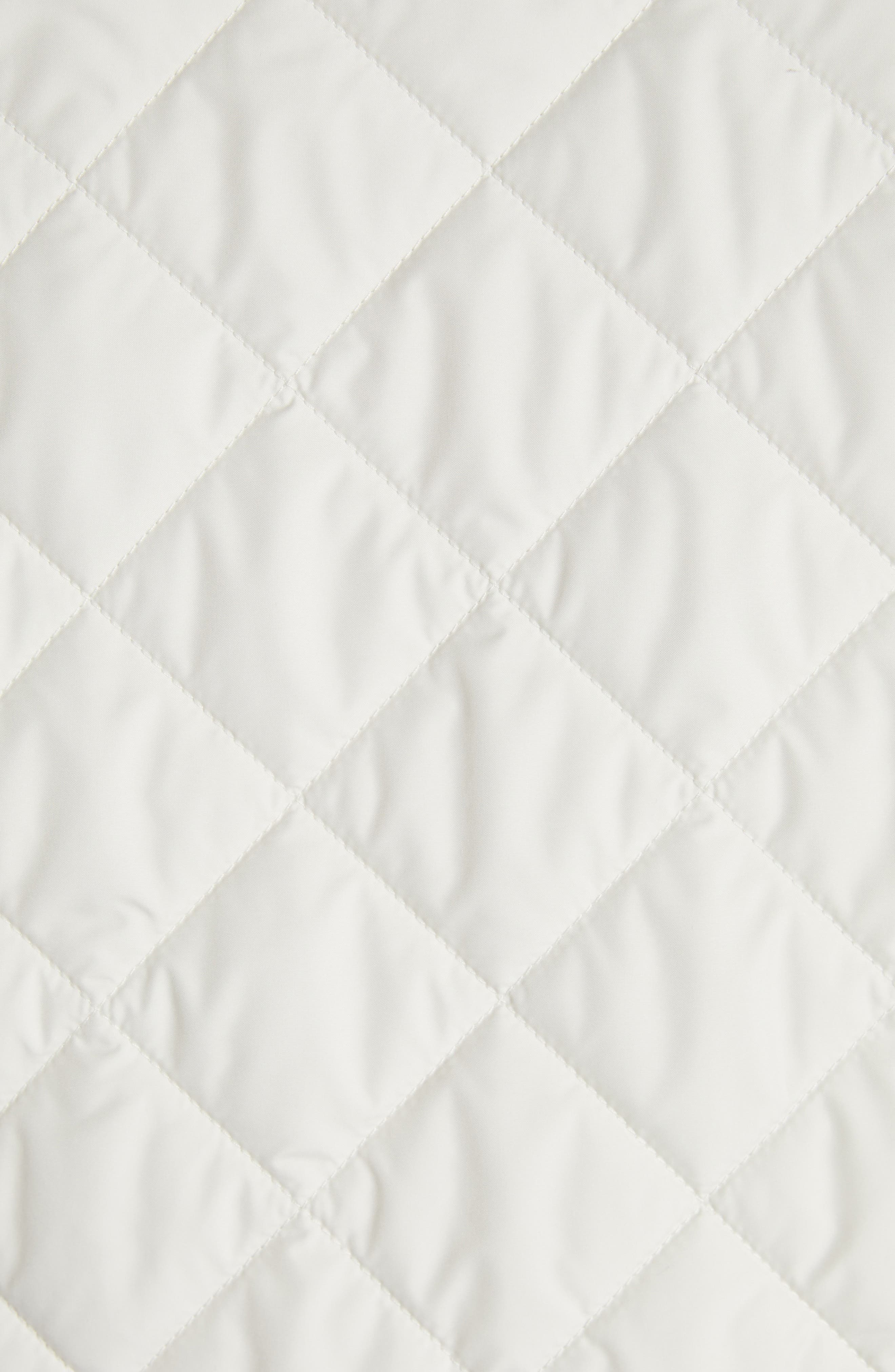 Moncler Chitre Diamond Quilted Jacket in White at Nordstrom - 6