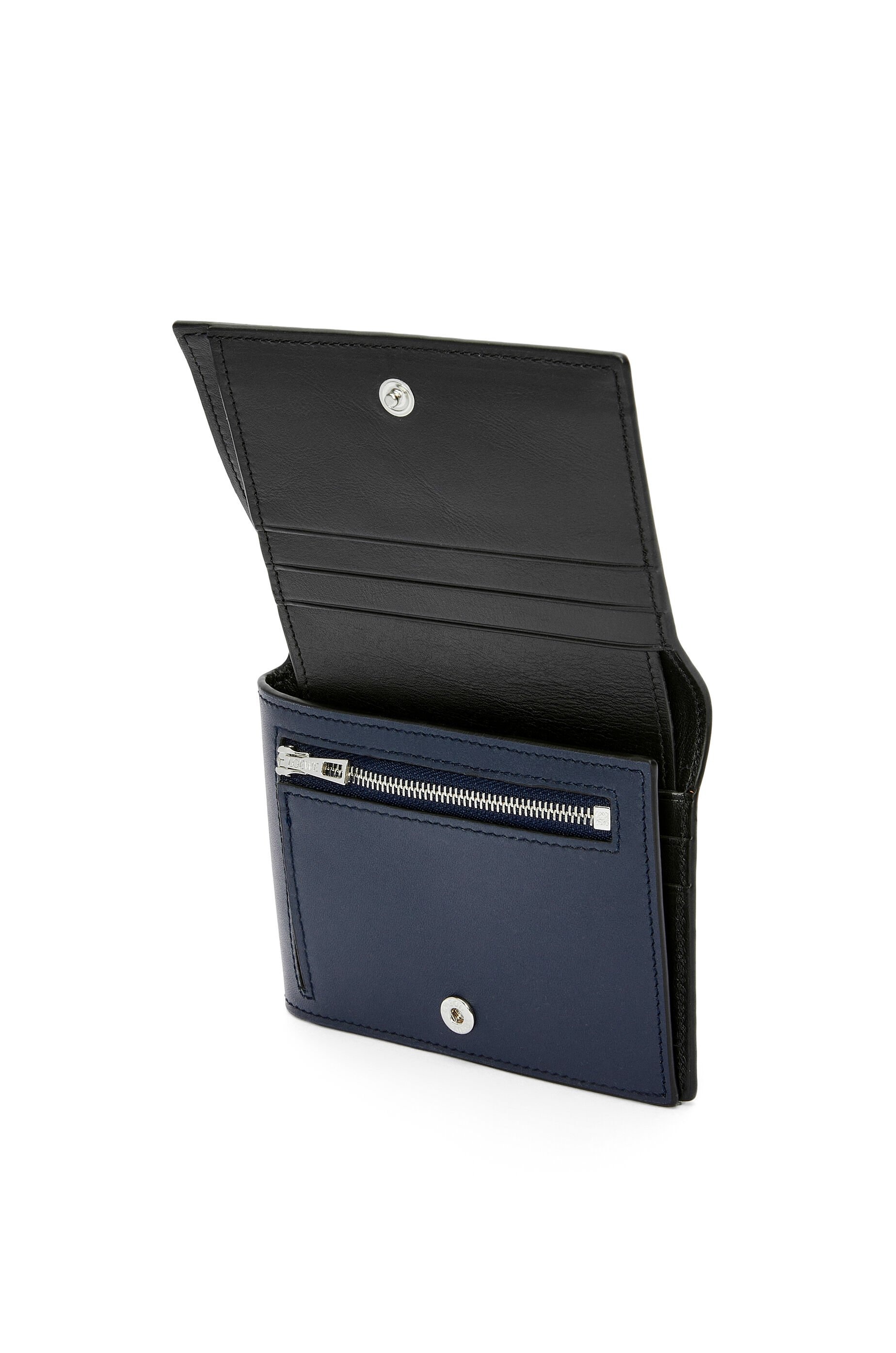 Folded wallet in shiny nappa calfskin - 3