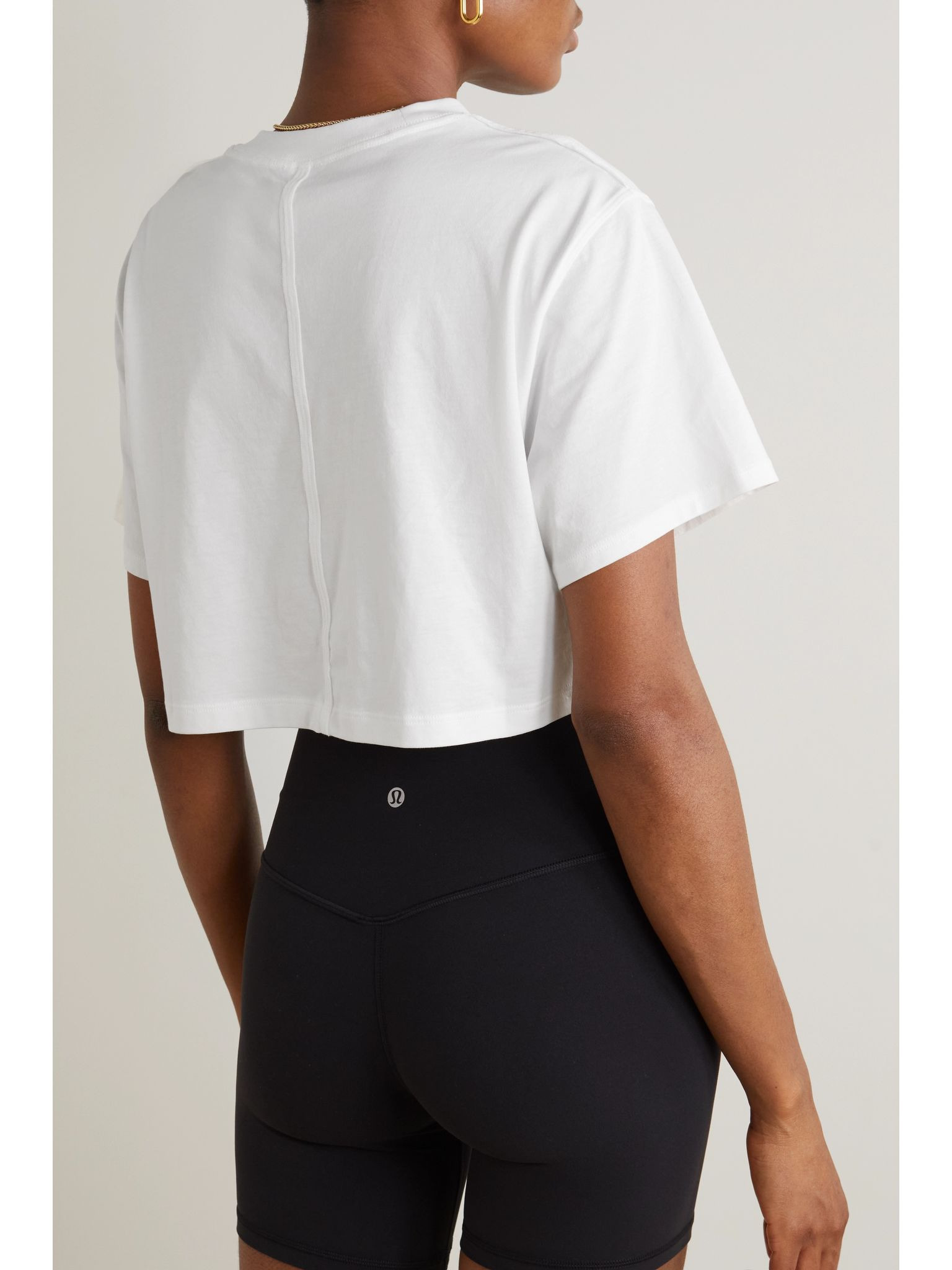All Yours Pima cotton T-shirt White - 3