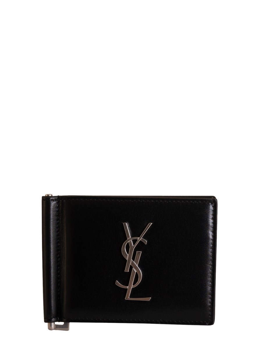 CASSANDRE WALLET WITH BILL CLIP IN GRAIN DE POUDRE LEATHER - 1