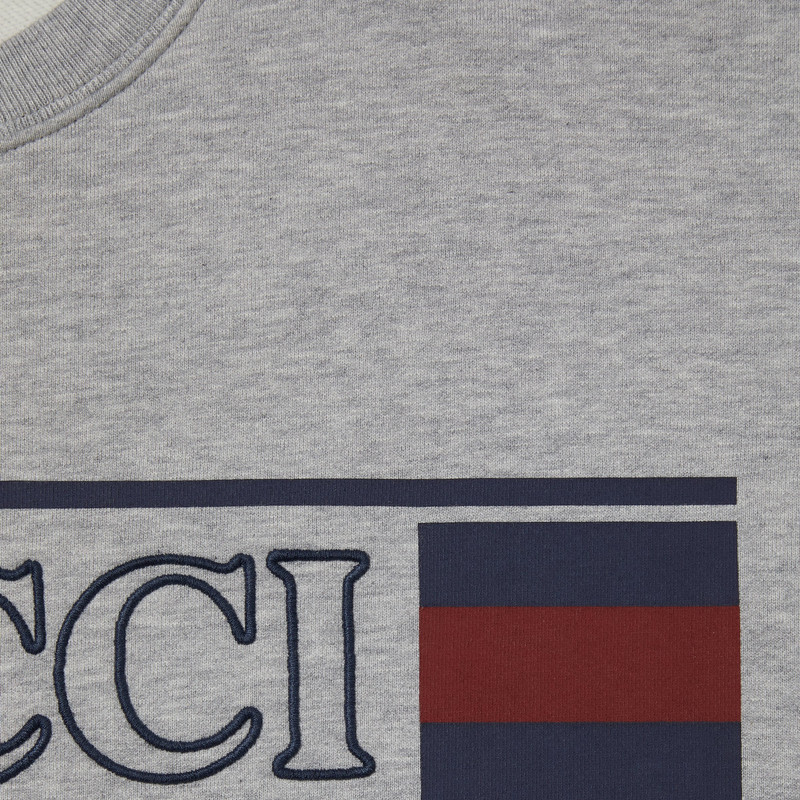 Embroidered cotton jersey sweatshirt 7