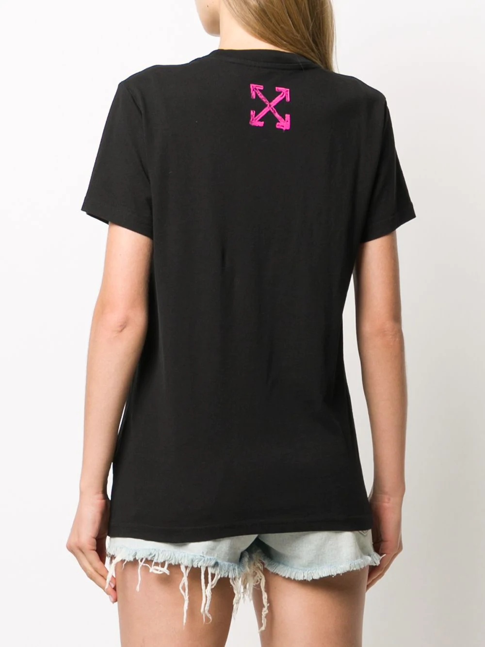 paint-effect arrows T-shirt - 4