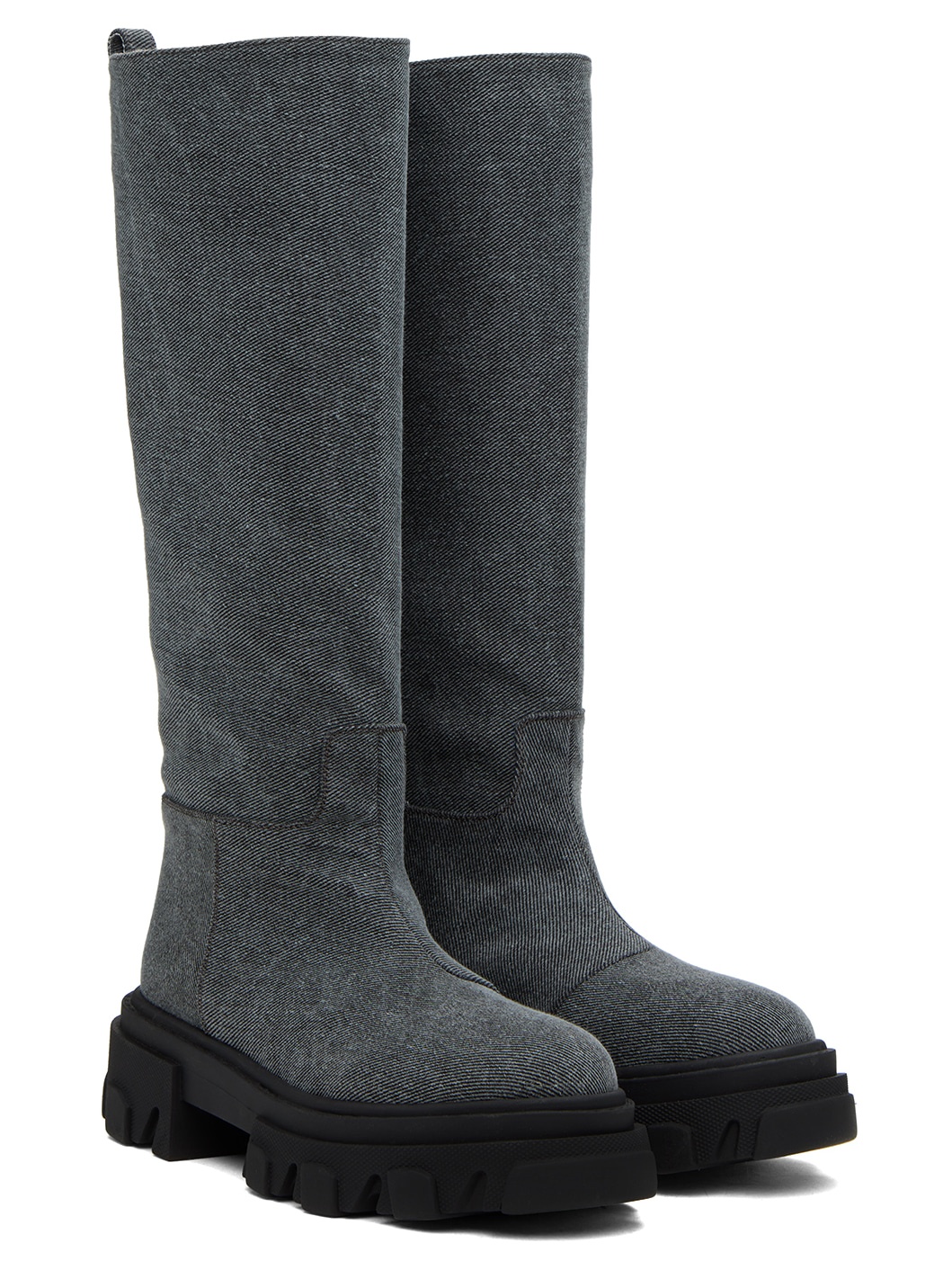 Blue Perni 07 Denim Boots - 4