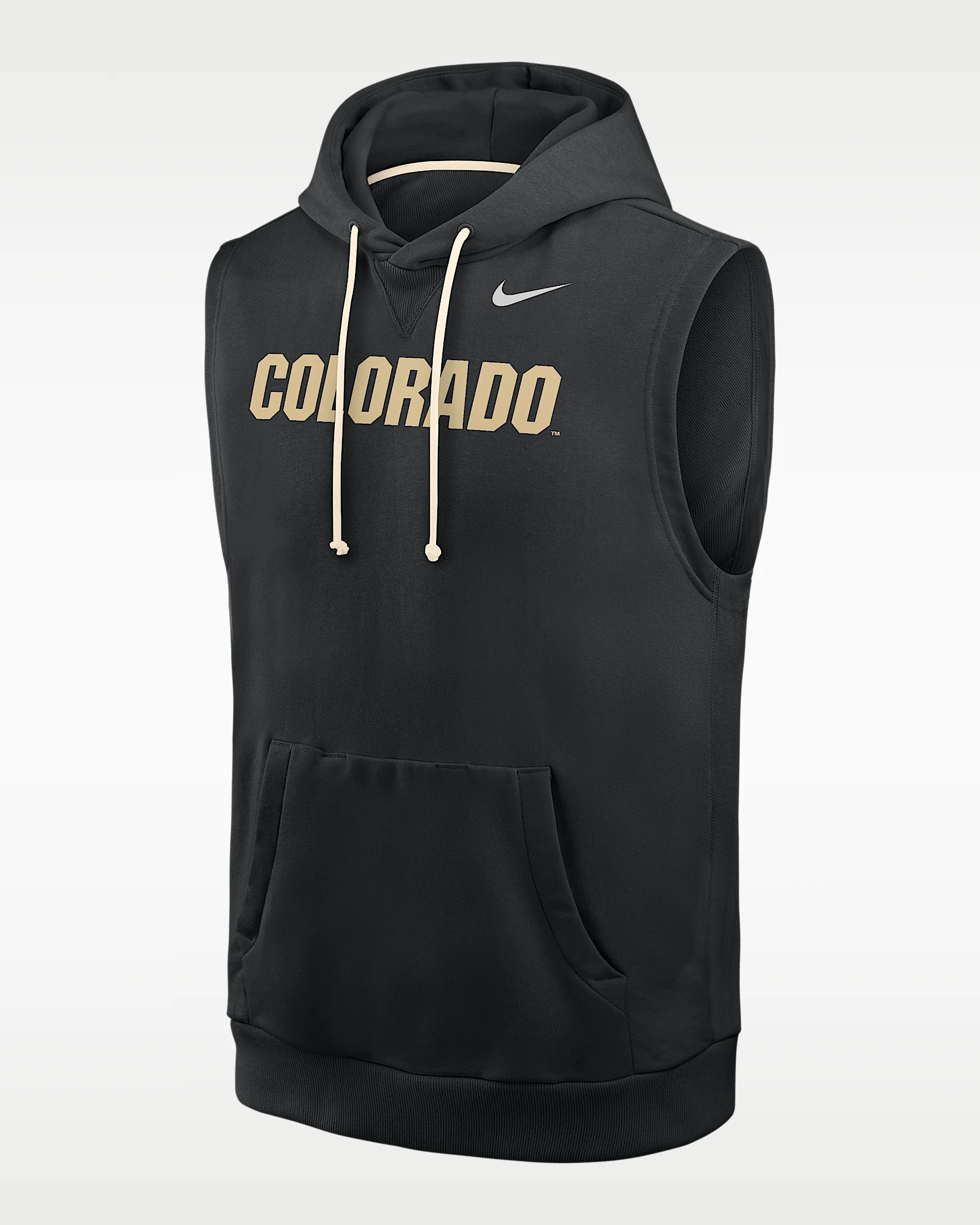 Colorado Buffaloes Men's Nike NCAA Sleeveless Fleece Hoodie - 1