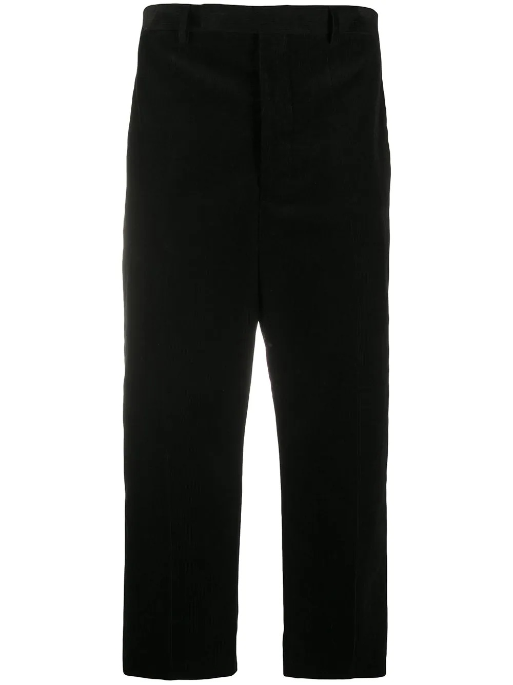 corduroy straight-leg trousers - 1