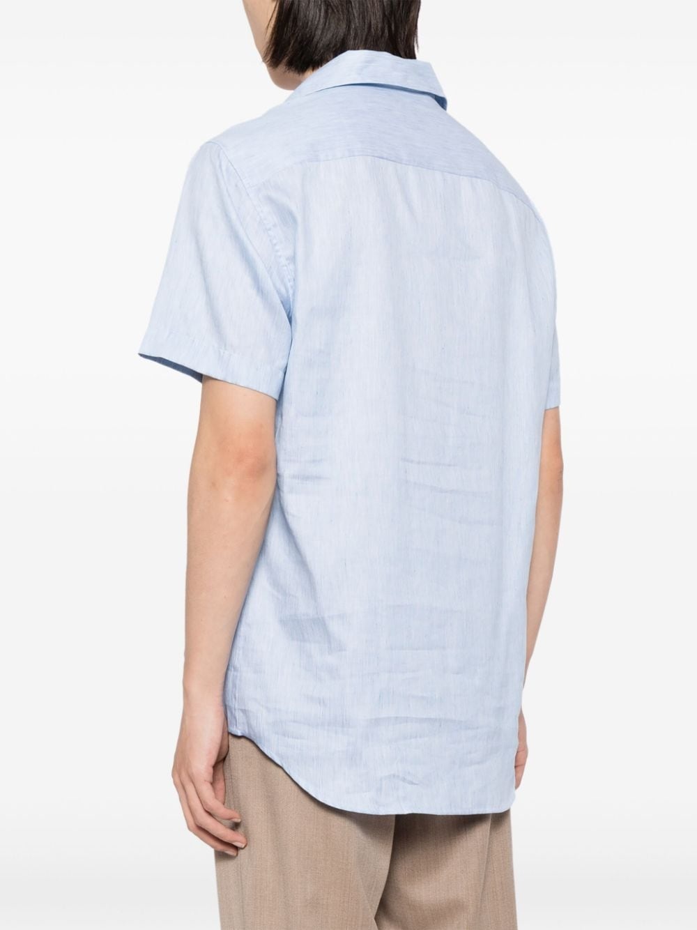 short-sleeved button-up shirt - 4
