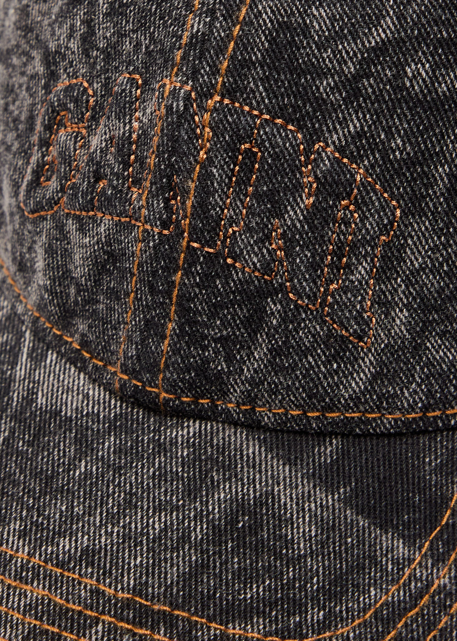 Ganni Embroidered Denim cap - 3