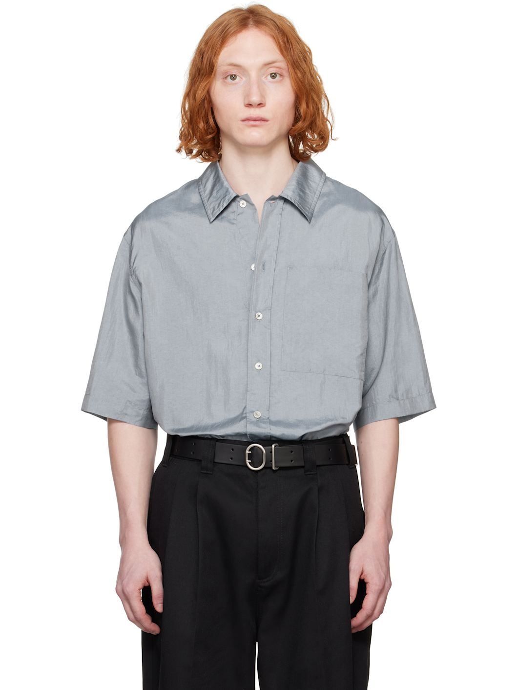 Blue Canvas Shirt - 1