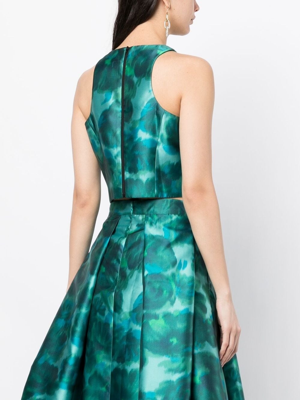 Lexie watercolour-effect sleeveless top - 4