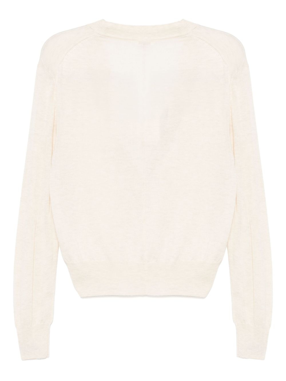 sheer knitted top - 2