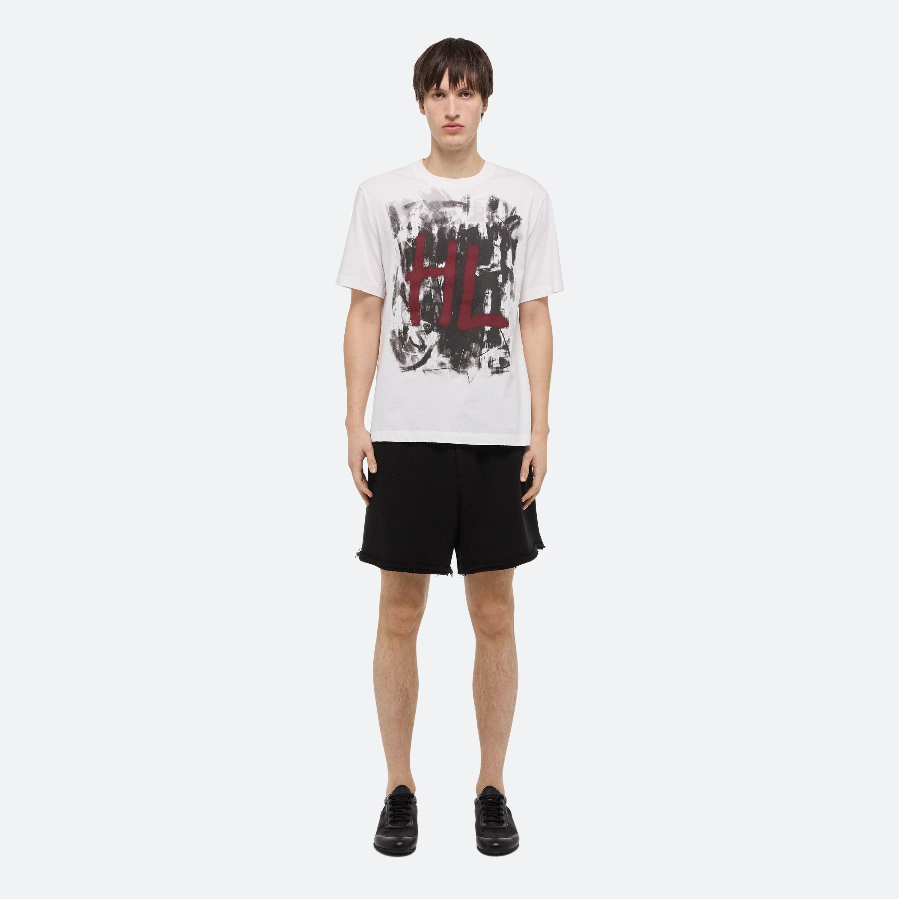 WHITE SCRIBBLE TEE - 3
