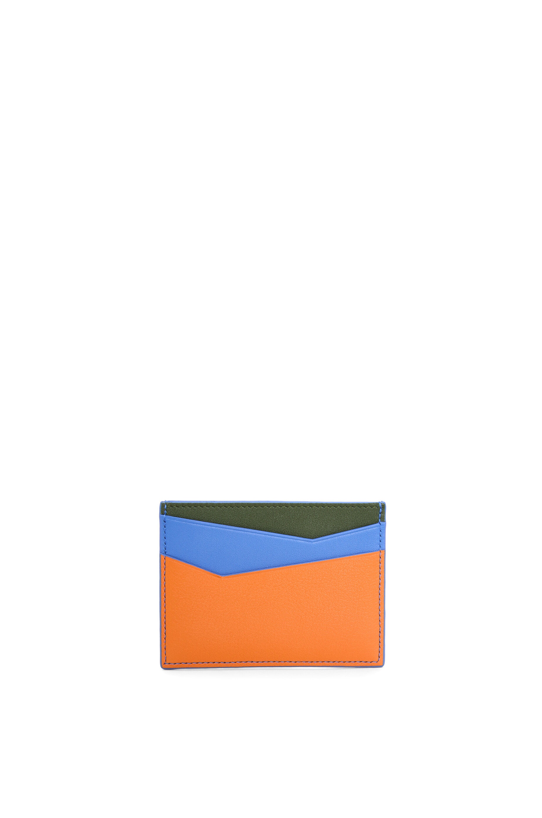 Puzzle plain cardholder in classic calfskin - 3