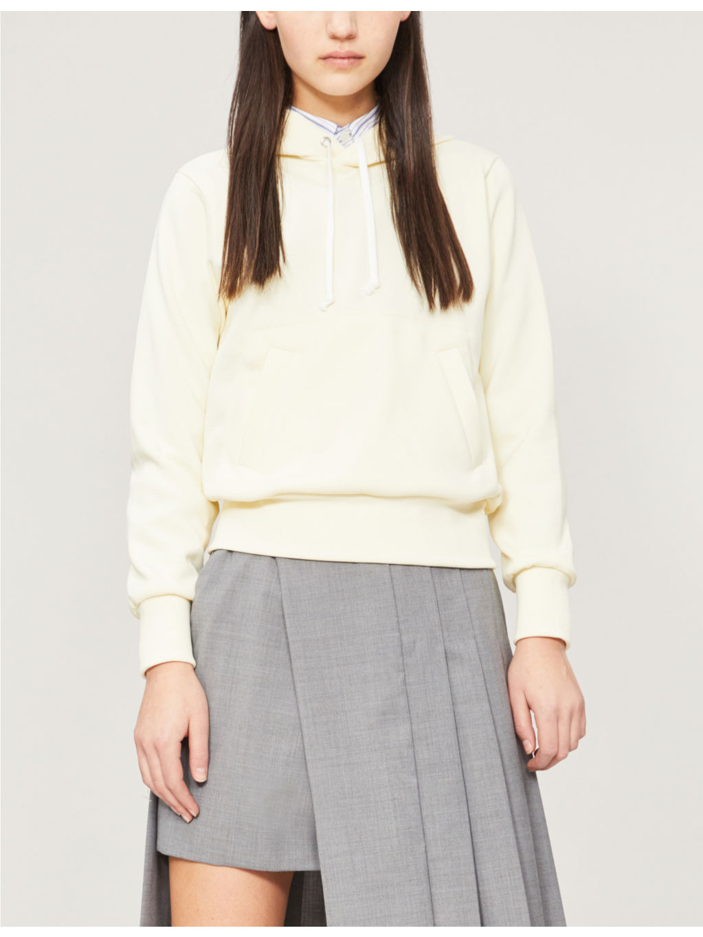 Logo-embroidered cotton-jersey hoody - 2