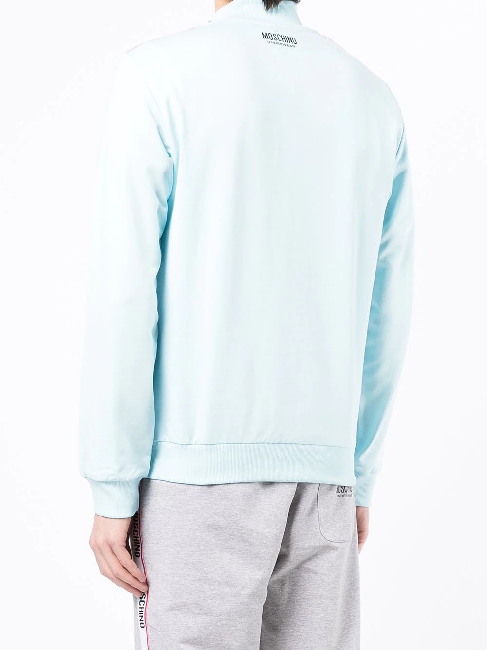 logo half-zip sweatshirt - 4