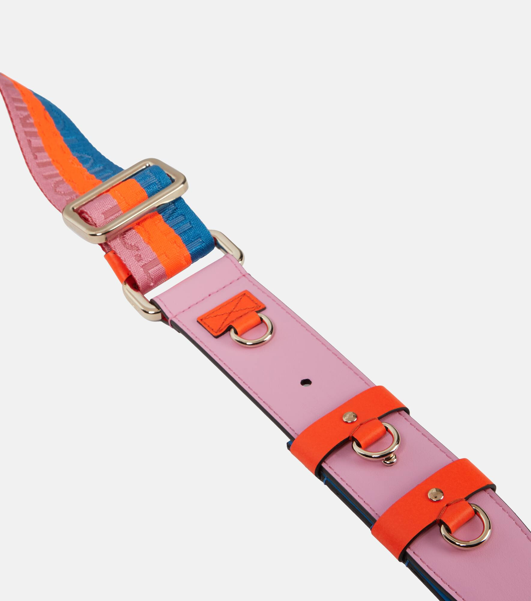 Leather-trimmed shoulder strap - 3
