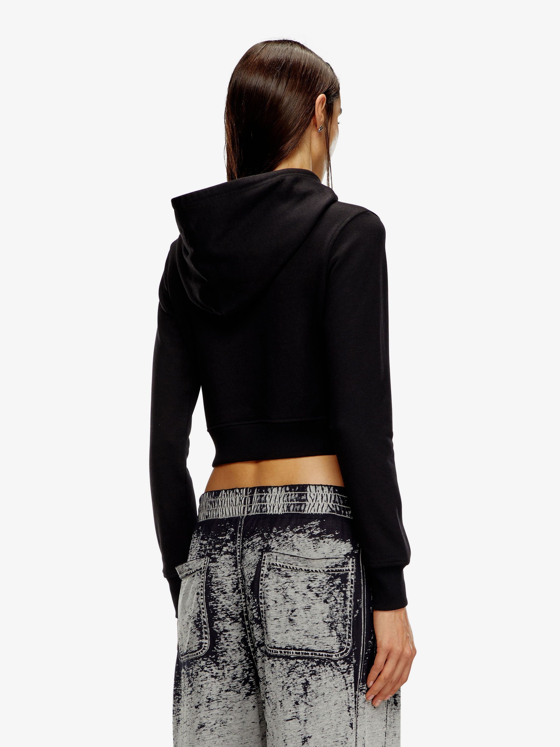 Diesel Women Slimmy Cotton Blend Sweatshirt - 4