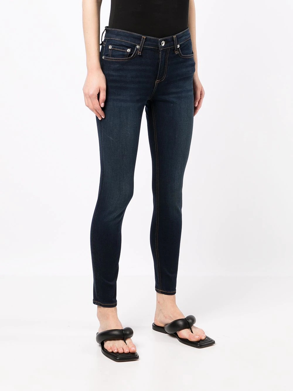 slim-cut denim jeans - 3