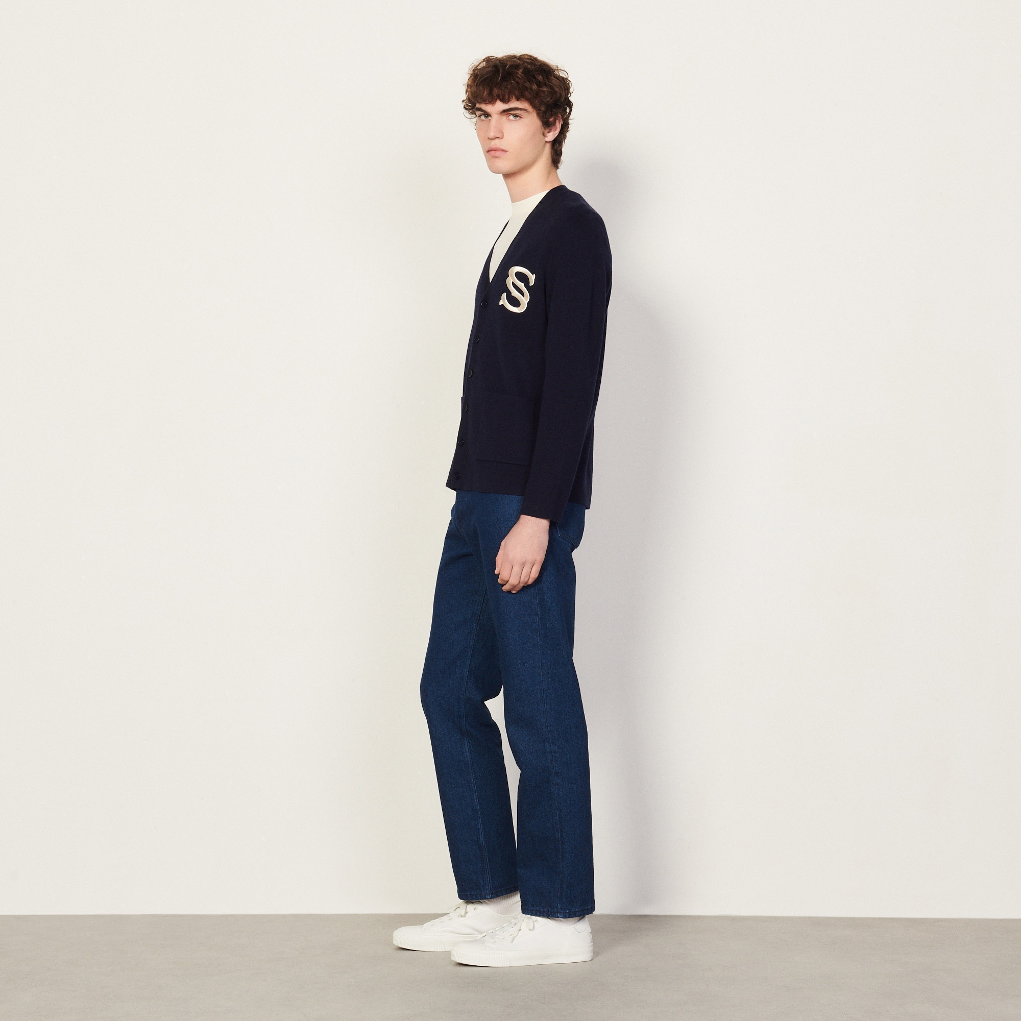 Wool cardigan with embroidery - 4